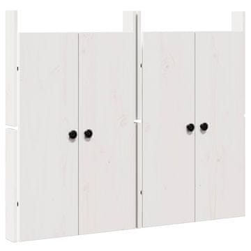 Vidaxl Kuhinjska vrata MEPPEL 2 szt. Bela 50 x 9 x 82 cm