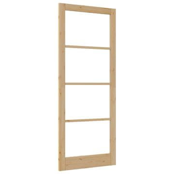 Vidaxl Notranja vrata ORKDAL Rjava 93 x 232 cm