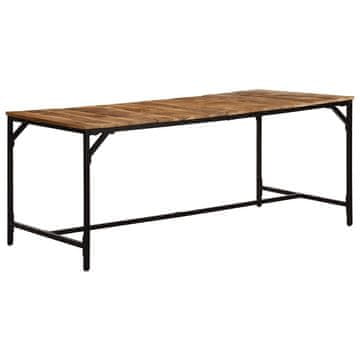 Vidaxl Jedilna miza 180x90x75 cm Masivni les Grobo mango