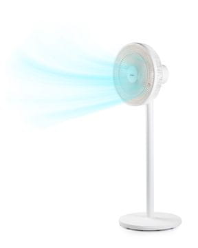 DOMO DO8156 stoječi ventilator, 30 cm, bel