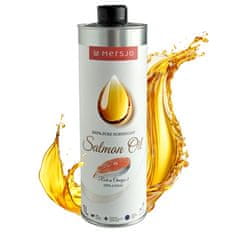 Mersjo Mersjo 100 % norveško lososovo olje za pse in mačke v aluminijasti pločevinki 1000 ml