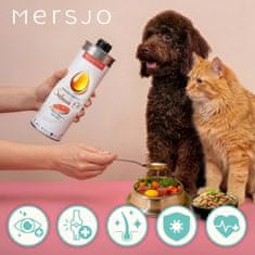 Mersjo Mersjo 100 % norveško lososovo olje za pse in mačke v aluminijasti pločevinki 1000 ml