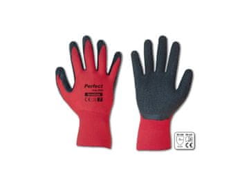 Bradas Delovne rokavice 9", rdeče-črne PERFECT GRIP RED BR-RWPGRD9