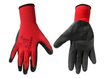GEKO Delovne rokavice velikost 10", rdeče-črne G73533