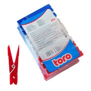 Toro Plastični kljukice za perilo 20 kos
