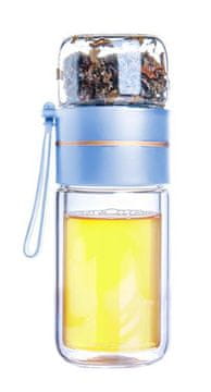 Toro Steklenica za čaj 165 ml + 90 ml, borosilikatno dvojno steklo