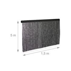 Northix Krpa za plevel 5 m 50 g m² UV odporna vrtna tkanina