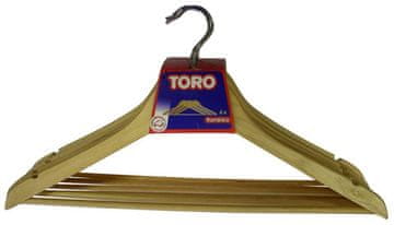 Toro Lesena obešalnik za oblačila 6 kos