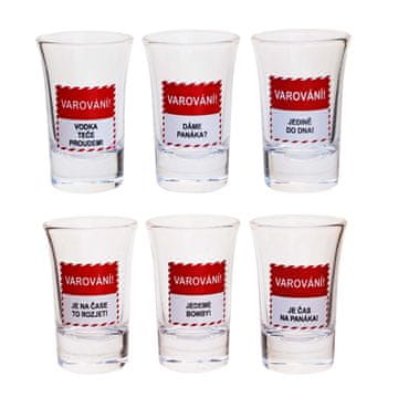 KOMPLET KOZARCEV ZA KOZARCE - OPOZORILO!, 6X40ML