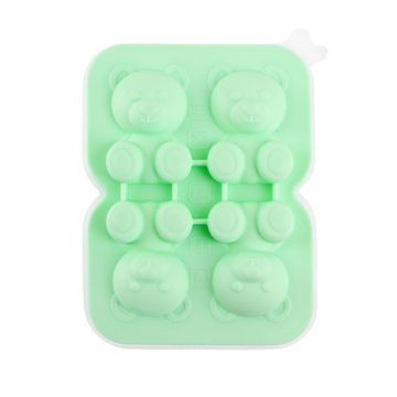 SILIKONSKI MODEL ZA LEDENE MEDVEDE 14,5X11X3CM ZELEN