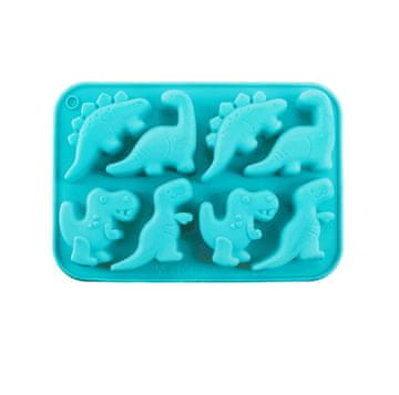 SILIKONSKI KALUP ZA LED 8 KOSOV DINOZAVROV 18,8X12,6X2,2CM