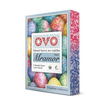 OVO GEL BARVE 4KS, MARBLE EFFECT, á 5ML+ROKA