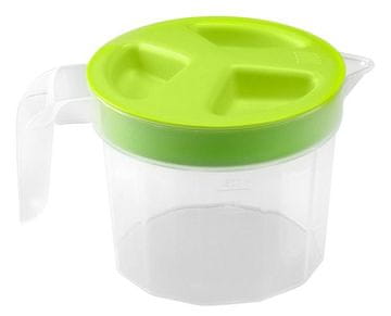 Heidrun Plastična merica s pokrovom in izlivom 500 ml