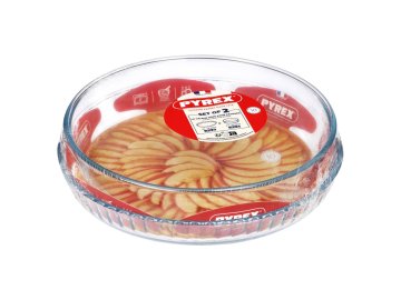 Pyrex KOMPLET PEKAČEV ZA TORTE 2 KOSA, 26 CM, 28 CM