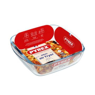 Pyrex KVADRATNI PEKAČ. 2,2L, 25X22X7CM, STEKLO