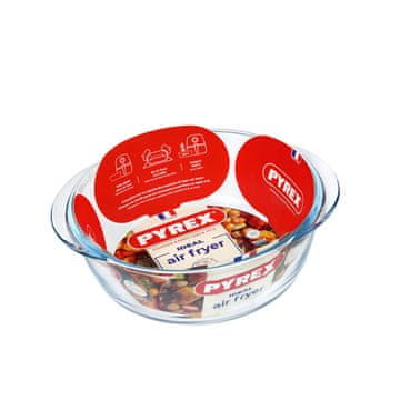 Pyrex Steklena posoda za pečico 20cm/1l, borosilikatno steklo