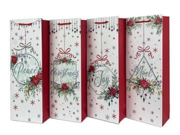 Toro Božična vrečica za vino 36X12,5X8,5 cm