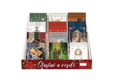 Nekupto BOŽIČNE DARILNE KARTICE 6PCS