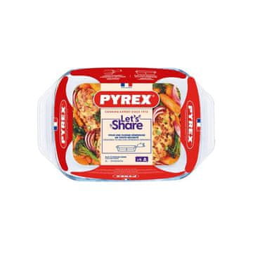 Pyrex Pravokotni pekač 31x20cm/2l, borosilikatno steklo