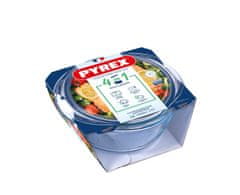 Pyrex Sklenena posoda za peko s pokrovom Ø20cm/2,1l