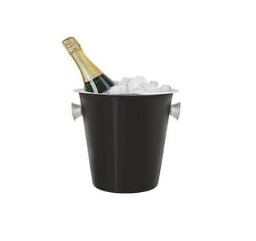Toro Nerezová nádoba za šampanjec in vino 22 cm črna