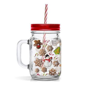Toro Steklenica s slamico 450ml medenjaki