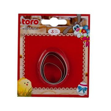 Toro 3-delni komplet modelčkov za velikonočne piškote jajček