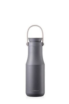 Termoska LOCK Metro 470ml, nerjavno jeklo, siva
