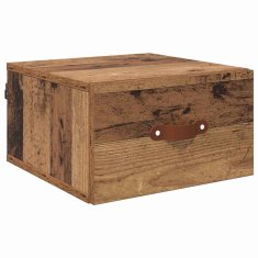 Vidaxl Stenska nočna omarica 35 x 35 x 20 cm Inženirski les Star les