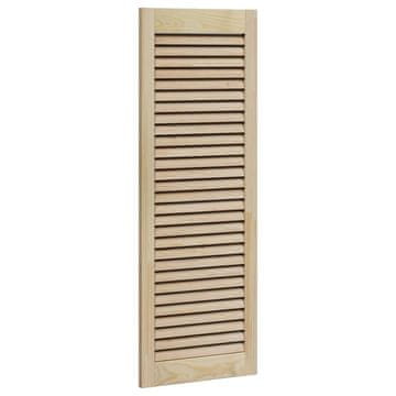 Vidaxl Vrata omare Naravna 110 x 2,1 x 39,5 cm Masivno borovo les
