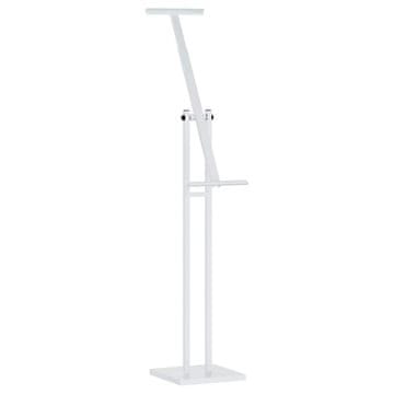 Vidaxl Razstave na sejmih Bela 26,5 x 26,5 x 150 cm Jeklo