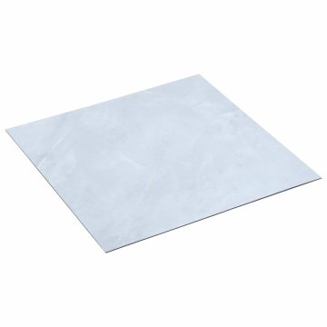 Vidaxl Samolepilne Talne Plošče Beli marmor 30,5 x 30,5 cm 20 kos PVC