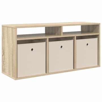 Vidaxl Nizek šalter s predalom Sonoma hrast 102 x 32 x 48,5 cm