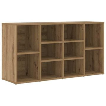 Vidaxl Klop za čevlje Umetni hrast 103 x 30 x 54,5 cm Konstruiran les
