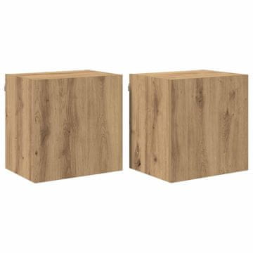 Vidaxl TV stene 2 szt. Umetni hrast 40,5x30x40cm Konstruiran les