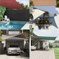 Vidaxl Sončno platno 3,5 x 2,5 m 100% poliester Oxford Pravokotna