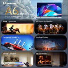 Hisense 43A6S televizor, 4K UHD, Smart TV, 60Hz