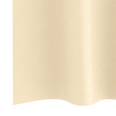 Vidaxl Zavese za zatemnitev z obroči 2 szt. krema 225 x 140 cm