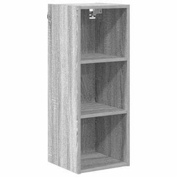 Vidaxl Viseča omarica Siva Sonoma 30 x 29,5 x 80 cm Konstruiran les