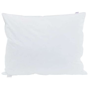 Vidaxl Vzglavnik z blazino 2 szt. Bela 60 x 80 cm Perje