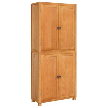 Vidaxl Komplet shranjevalnega pohištva 2 kos Naravna 80 x 35 x 185 cm