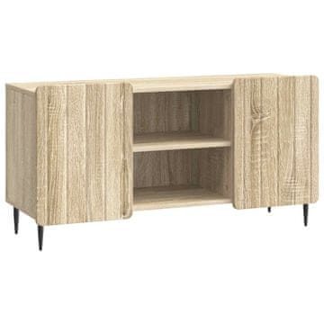 Vidaxl TV omarica Sonoma hrast 102 x 34,5 x 52 cm Inženirski les