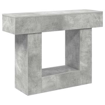 Vidaxl Beton Siva 101 x 30 x 74 cm