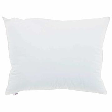 Vidaxl Vzglavnik z blazino Bela 40 x 60 cm Bombaž