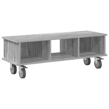 Vidaxl TV stojalo Siva Sonoma 100 x 35 x 35 cm Konstruiran les