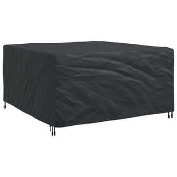 Vidaxl Prevleka za pohištvo Enobarvno Črna 180 x 190 x 85 cm 210D