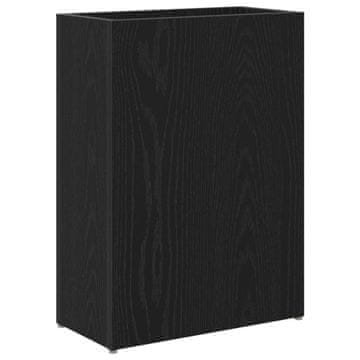 Vidaxl Stojalo za dežnik Črna Orehovina 40 x 20 x 55,5 cm