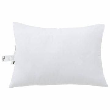 Vidaxl Vzglavnik z blazino 2 szt. Bela 61 x 41 x 20 cm Poliester