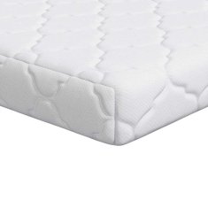 Vidaxl Vzmetnica Bela 60 x 120 cm žakardna tkanina
