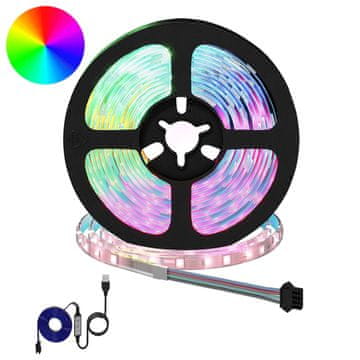 Vidaxl LED trak 2 szt. Črna in prozorna 3000 mm Baker in plastika
